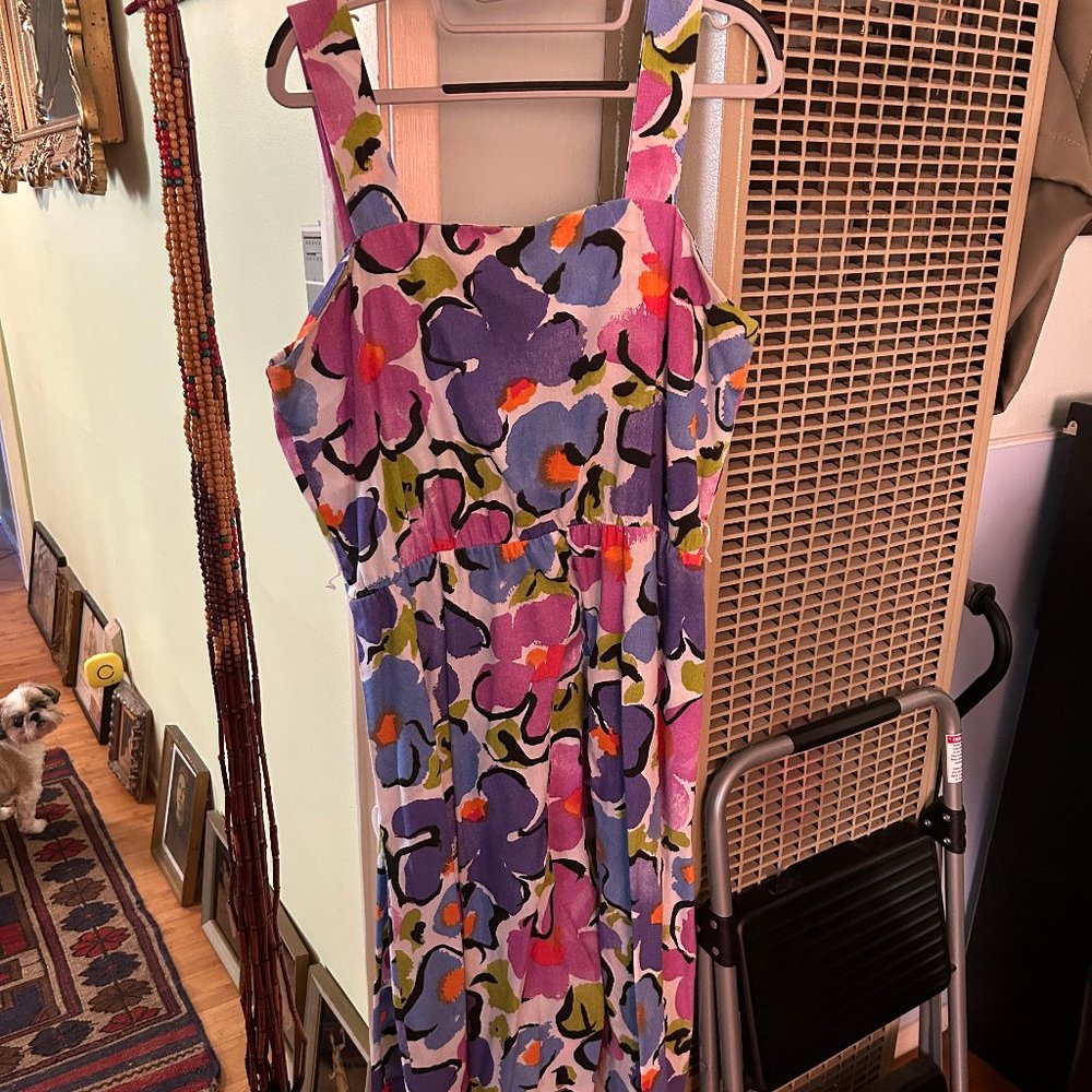 Vintage Reina Flower Dress Size 16